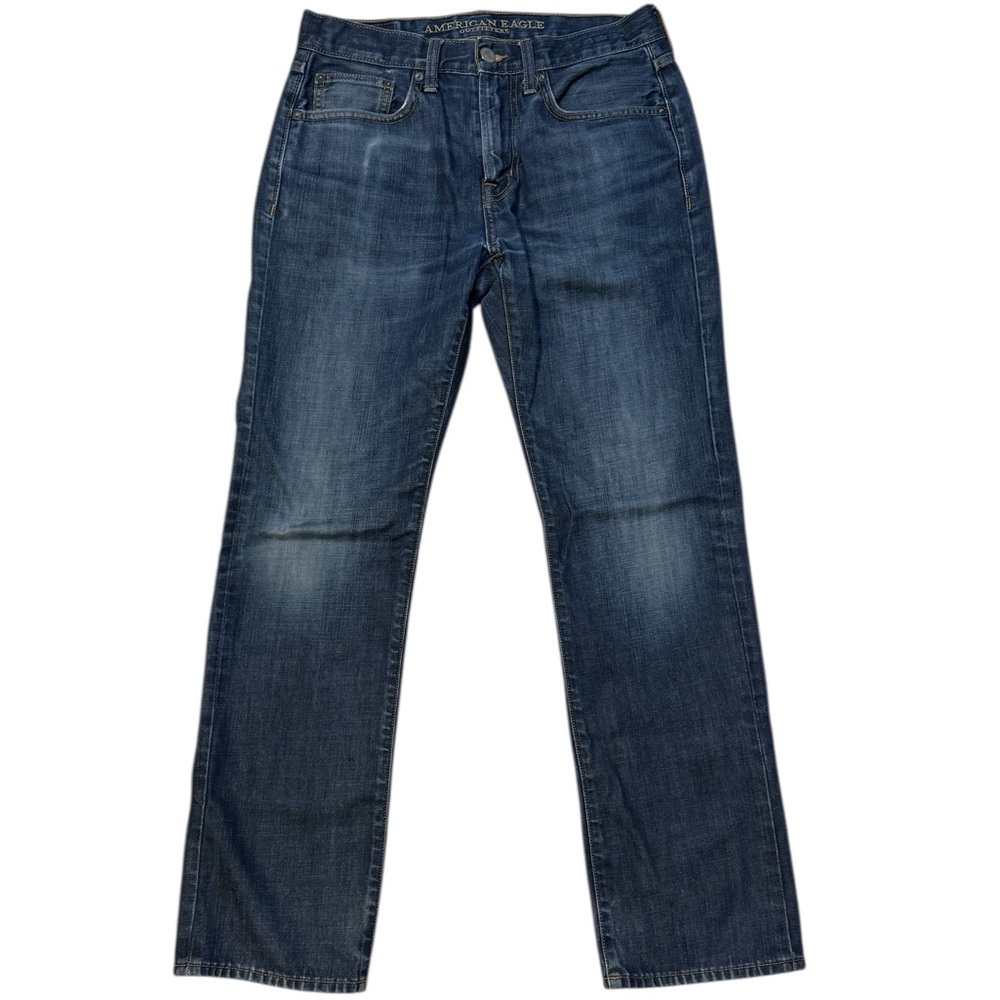 American Eagle Original Straight Jeans Blue Denim Men’s 31x32 Cotton Classic